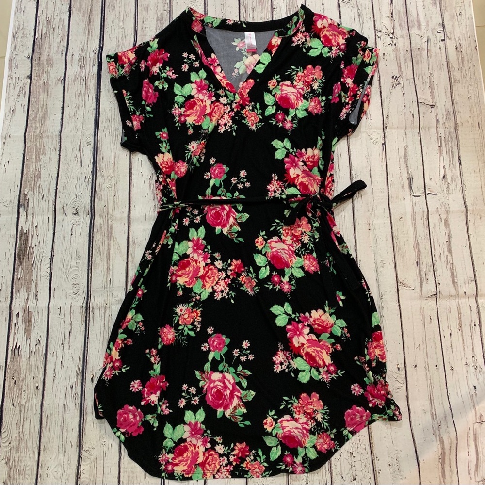 Sweet floral casual dress